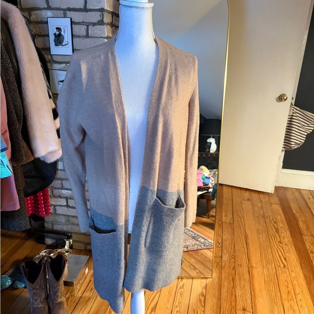Madewell pink and Gray Women's Cardigan